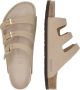 BIRKENSTOCK Badslippers Dames Florida Maat: 42 Materiaal: Leer Kleur: Beige - Thumbnail 7
