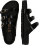 Birkenstock Florida Fresh Slippers High Shine Black Regular Fit Dames - Thumbnail 4