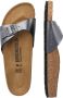 Birkenstock Madrid Dames Slippers Metallic Black Narrow fit | Zwart | Imitatieleer - Thumbnail 64