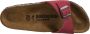 Birkenstock Madrid Dames Slippers Scarlet Red Narrow fit | Rood | Imitatieleer - Thumbnail 12