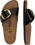 Birkenstock Slippers Madrid Big Buckle BF Patent Black Gold - Thumbnail 4