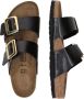 BIRKENSTOCK Slippers Dames Sydney Cushion Buckle Maat: 37 Materiaal: Leatherlook Kleur: Zwart - Thumbnail 9