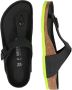 Birkenstock Gizeh Kids Slippers Desert Soil Black Lime Narrow-fit - Thumbnail 9