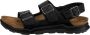 Birkenstock Leren Platte Sandalen voor Mannen Black Heren - Thumbnail 3