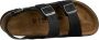 Birkenstock Leren Platte Sandalen voor Mannen Black Heren - Thumbnail 12