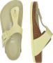Birkenstock Stijlvolle Flip Flops voor Dames Geel Dames - Thumbnail 4