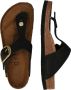 Birkenstock Zwarte Nubuck Big Buckle Slides Zwart Dames - Thumbnail 13