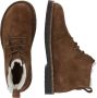Birkenstock Uppsala Mid Shearling gevoerde suède veterboots cognac - Thumbnail 20