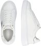 Blauer Stijlvolle Polyester Sneaker Witte Kleur White Dames - Thumbnail 26