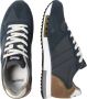 Blauer Stijlvolle Navy-Taupe Sneakers Blue Heren - Thumbnail 4