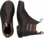 Blundstone Kinder Stiefel Boots #1413 Leather Elastic (Kids) Brown Stripes-K10UK - Thumbnail 4