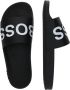 Hugo Boss Band Slippers Collectie Lente Zomer Black Heren - Thumbnail 11