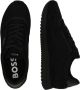 Boss Black Zwarte Leren Sneakers Ronde Neus Logo Black Heren - Thumbnail 11