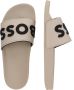 Hugo Boss Witte Bedrukte Slippers Mannen Lente Zomer White Heren - Thumbnail 2