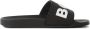 Hugo Boss Print Patroon Pantoffels Mannen Herfst Winter Zwart Black Heren - Thumbnail 8