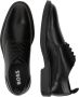 Hugo Boss Zwarte platte schoenen vetersluiting elegante stijl Black Heren - Thumbnail 2