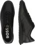 BOSS Lage Sneakers Heren Zayn Lowp Maat: 46 Materiaal: Leer Kleur: Zwart - Thumbnail 14