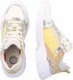 Braqeez 422283-500 Meisjes Lage Sneakers Beige Bruin Print Geel Wit Leer Veters - Thumbnail 11