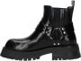 Bronx Zwarte Enkellaars voor Vrouwen Bikerstijl Black Dames - Thumbnail 9