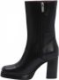 Bronx New-melanie 34197 Enkellaarsjes Enkelboots met rits Dames Zwart - Thumbnail 10