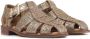 Bronx Bonx dames fisherman sandaal gevlochten goudkleurig - Thumbnail 12