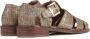 Bronx Bonx dames fisherman sandaal gevlochten goudkleurig - Thumbnail 14