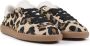 Bronx Bruin Animal Print Lage Top Sneakers Brown Dames - Thumbnail 9