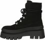 Bronx Evi-ann 47428 Enkelboots Enkellaarsjes Dames Zwart - Thumbnail 7