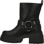 Buffalo Bikerboots BRAVR BIKER LO biker enkellaars plateaustiefelette blokhak met decoratieve gespen - Thumbnail 11