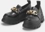 Buffalo Mocassins aspha loafer ketting Black Dames - Thumbnail 4