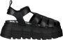 Buffalo Vrouwensandalen van veganistisch nappa Ava Fisher Zwart Dames - Thumbnail 25