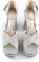 Buffalo Sandalen van leer met blokhak model 'MAY' - Thumbnail 2