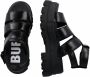 Buffalo Aspha GLD Sandaal zwart Polyurethaan Dames Basics Casual wear Street wear - Thumbnail 4