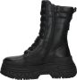 Buffalo Boots & laarzen Fusion Lace Up Biker in zwart - Thumbnail 3