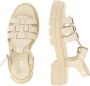 Bullboxer Plateau sandal 171001F2S_ Beige Dames - Thumbnail 6