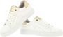 Bullboxer Witte lage sneakers met gouden accenten White - Thumbnail 11
