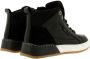 Bullboxer Aof500 Hoge sneakers Leren Sneaker Zwart - Thumbnail 9