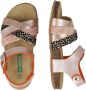 Bunnies Becky Beach sandalen lichtroze metallic Meisjes Imitatieleer Dierenprint 22 - Thumbnail 9