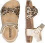 BunniesJR Bunnies JR 222417-595 Meisjes Sandalen Goud Print Imitatieleer Klittenband - Thumbnail 3