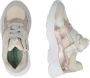 BunniesJR 224341-596 Meisjes Lage Sneakers Zilver Wit Roze Imitatieleer Leer Veters - Thumbnail 8
