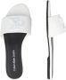 Calvin Klein Sandalen Flat Sandal Slide Hw in wit - Thumbnail 3