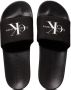 Calvin Klein Badslippers SLIDE MONOGRAM zomerschoen slippers pool slides strandschoen met logo-opschrift - Thumbnail 4