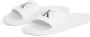 Calvin Klein Badslippers SLIDE MONOGRAM zomerschoen slippers pool slides strandschoen met logo-opschrift - Thumbnail 3