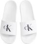 Calvin Klein Badslippers SLIDE MONOGRAM zomerschoen slippers badschoens strandschoen met logo-opschrift - Thumbnail 9