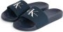 Calvin Klein Badslippers SLIDE MONOGRAM zomerschoen slippers badschoens strandschoen met logo-opschrift - Thumbnail 9