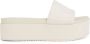 Calvin Klein Slippers FLATFORM SANDAL SLIDE IN NYLON poolslides zomerschoen strand-schoen plateausool om in te stappen - Thumbnail 11