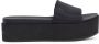 Calvin Klein Slippers FLATFORM SANDAL SLIDE IN NYLON poolslides zomerschoen strand-schoen plateausool om in te stappen - Thumbnail 11