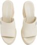Calvin Klein Sleehakmuiltjes WEDGE ROPE SLIDE MG zomerschoen plateausool vakantie-schoen met bamboe-decoratie - Thumbnail 9