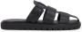 Calvin Klein Jeans Leren slippers met labeldetail - Thumbnail 5