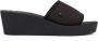 Calvin Klein Badslippers BEACH WEDGE SLIDE CANVAS - Thumbnail 11